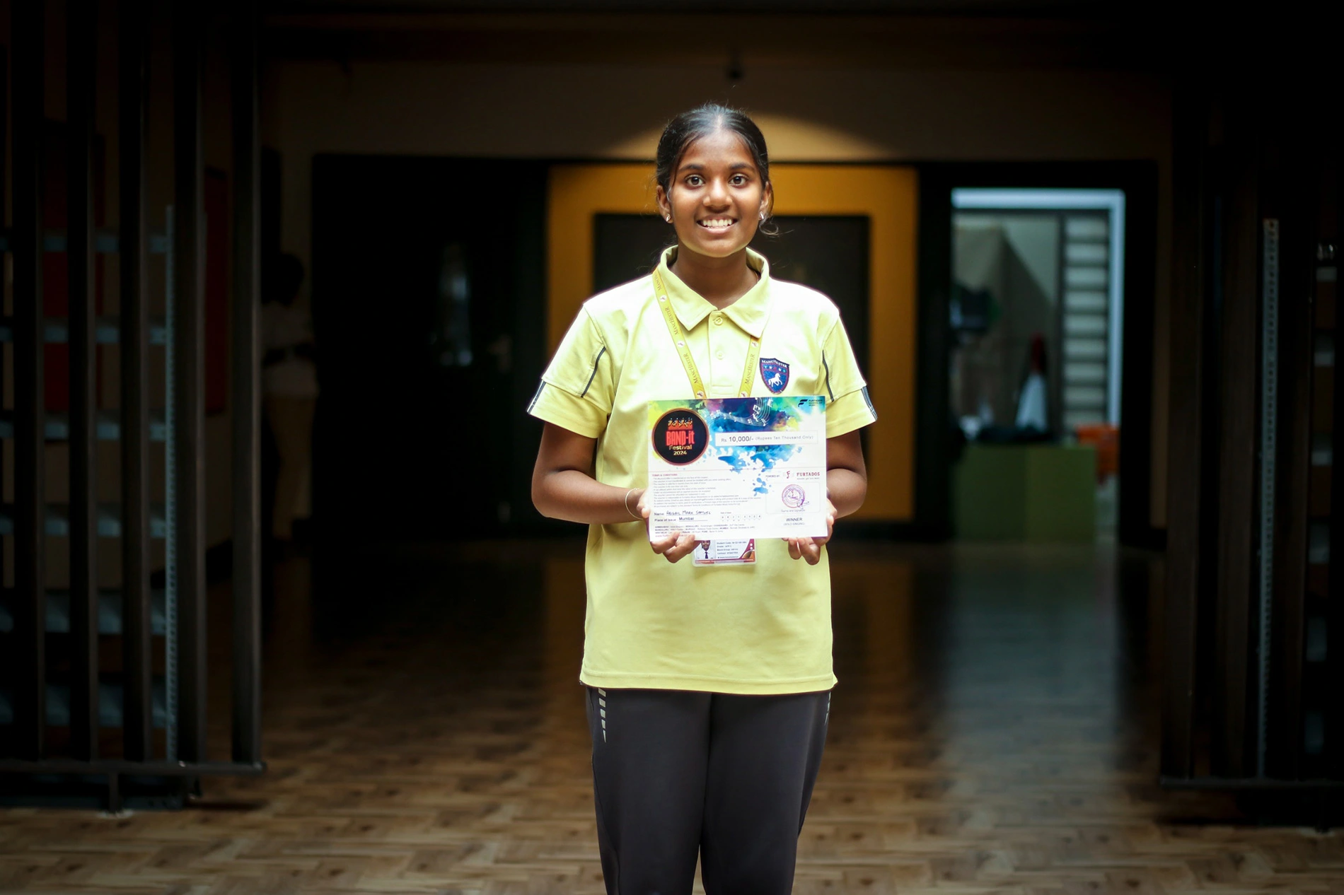 Abigail Wins First Prize at Band-It Music Competition