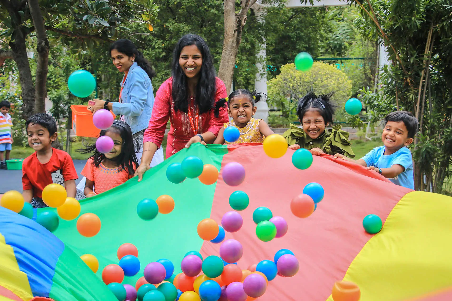 Hues of Nature Day at Mkids