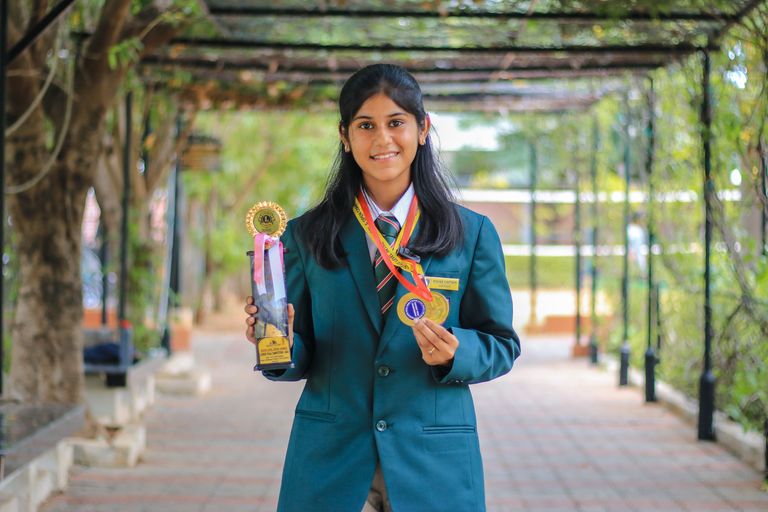 Manchester International School Student Shines at District and State-Level Yoga Competitions
